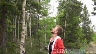 The Suck me Tree – Bearded Blond Guy Feeds Load to Hungry Cum Sucker Outdoors 3