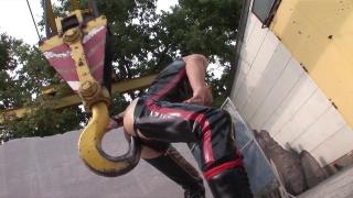 Extreme Dildo Fuck Rubber Guy Put Plug in the Butt 2