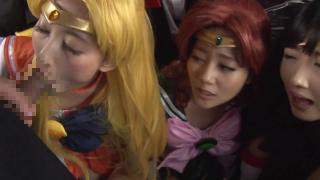 Sailor Moon Cosplay Sexual Orgy JAV 4