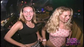 College Girls Strip Nude in Local Club DJ Booth 11