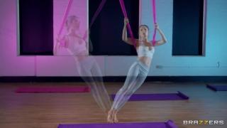 Brazzers - Athletic Lily Labeau looks as Hot as ever doing Aerial Yoga with Danny D 1