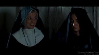 Sweet Heart Video - Sexy Nuns Penny Pax & Darcie Dolce Fuck each other Secretly outside the Convent 2