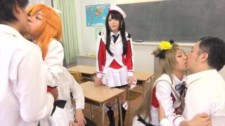 Lovelive！Cosplay Sexual Orgy JAV 1