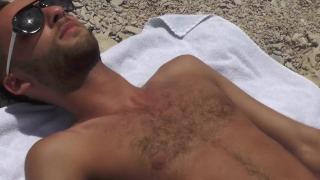 An Israeli Man goes to the Beach and Meets a Big Cock 5