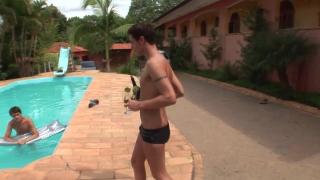 Sweet Lovers Close to the Pool.... Hot Anal Summer Time - (NO CONDOM) 1