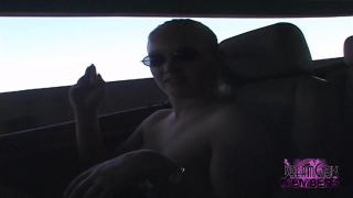 Smoking Hot Blonde Flashes People from my back Seat 6