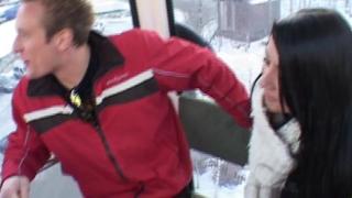 CHALET GIRL Pt4. SKI CHALET ORGY IN CHAMONIX FRANCE, PARTY AFTER SKI LIFT TEEN BLOW JOB 1