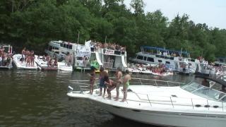 Naked Party Girls on a Boat during Holidays 11