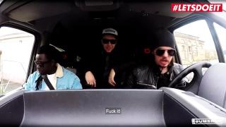 BumsBus - Barbara Bieber Fat Ass Czech Slut tries a Big Black Cock in the Car - LETSDOEIT 3