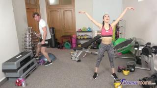 Fitness Rooms - Sporty Russian Goddess Lilu Moon tries her Instructor's Thick Cock 1
