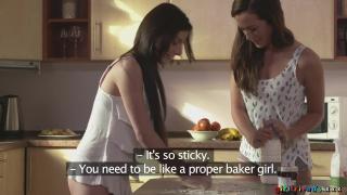 Girlfriends.XXX - Stunning Babes Tess & Ryta Lucky's Plan to Bake Pastries goes Wrong in a Hot way 2