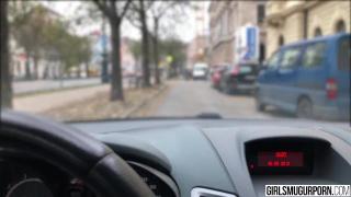 Public Blowjob in the Car Featuring Nelly Kent 5