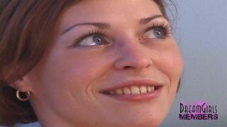 Blue Eyed College Girl makes her first & only Video 8