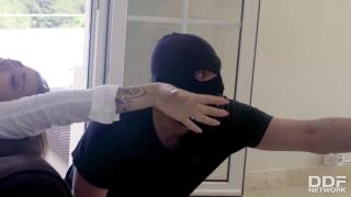 Horny Russian Hottie Misha Maver Demands Hardcore Pussy Fucking from Robber 3