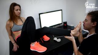 Controlled by her Smelly Feet (gym Socks, Foot Smelling, Workout Feet, Stinky Feet, Smelly Sneakers) 5