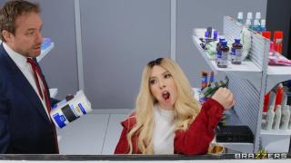 Brazzers - Hot Blondie Kenzie Reeves came to Pick up her Medication and Ends up Fucking 2