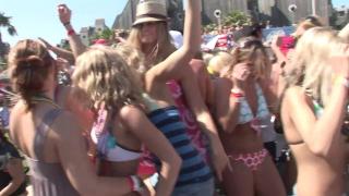 Hottie Girls Dancing Stripping off their Bikinis 9
