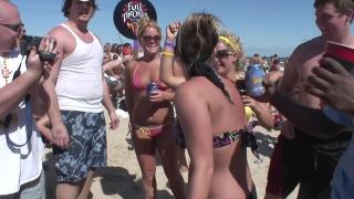 Lovely Party Girls having some Fun on the Beach 3