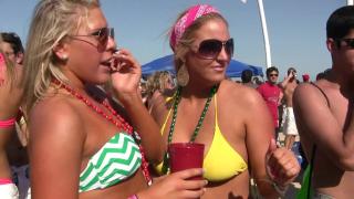 Dance Party on the Beach with Lots of Hotties in Bikinis 3