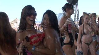 Hot Body Covered with Whipped Cream in College Wild Party 8