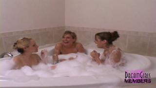 3 Hot Girls next Door Frolic Naked in a Bubble Bath #3 2