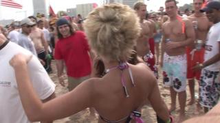 Raunchy Hotties have Fun at the Beach Party 1