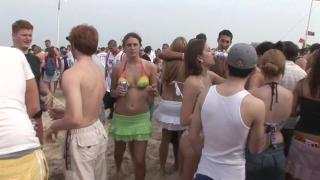 Raunchy Hotties have Fun at the Beach Party 6