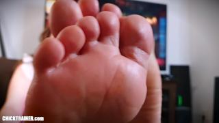 Barefoot & Sexy little Toes. Britney Swallows Cum Quickie. Big Natural MILF Tits Amateur Jizz Dump! 3