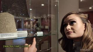 Bratty British Babe goes to the History Museum with her Stepdad 4