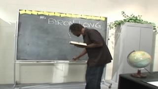 Thick Ass Busty Ebony College Student Gets Hard by the Janitor and Teacher 2