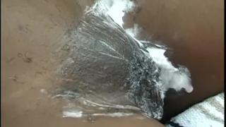 African Guy Shaves his Step Sister's Pussy and Licked and Fucked her Real Hard 5