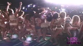18 College Girls get Wet & Naked in South Padre Contest #1
