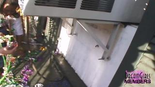 Balcony Flashing with Hot Wild Party Girls 10