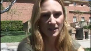 Innocent Blonde needs Money for her College Gets Interviewed and Fucked for Cash 1