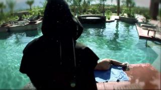 Screwing Slut with Big Fake Tits and Big Ass by the Pool 2