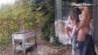 Petite Gina Gerson Outdoor Fucking Session in a Rainy Day 4