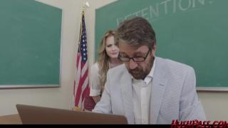 Banging the Teacher after Class makes Britney a Naughty little Sass 1