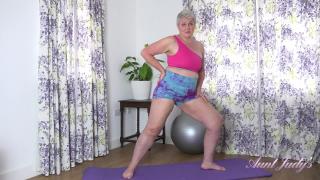 Aunt Judy's : 47yr-old Short Haired BBW Candy's Hot JOI Workout 1