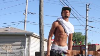 ThugBoy Frost Stroking and Shooting his Load 4