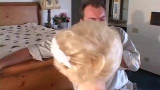 Busty Blonde Bride get Pussy Pounded by her Man's Huge Cock 4