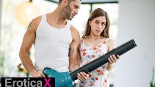 EroticaX - Bratty Girl Dares the Gardener to Fuck her or Shut Up!