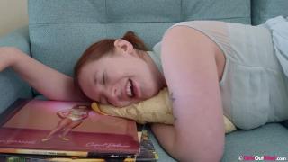 Naughty Redhead Darcy Gets her Anus Licked and Fucked by Busty Hairy Lesbian Venus 5