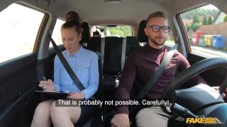 Fake Driving School - MILF Instructor Emylia Argan has her Pussy Licked by her Student Jason X 3