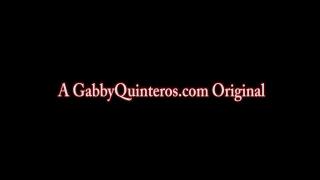 Gabby Quinteros Stuffs her Wet Pussy with Big Dildo!! 1