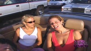 Risky Public Flashing with Sexy Tanned BFF's #2 2