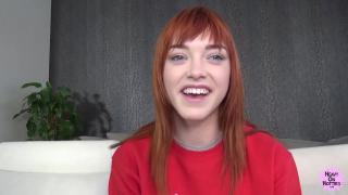 German Redhead Slut Rides my Dong 1