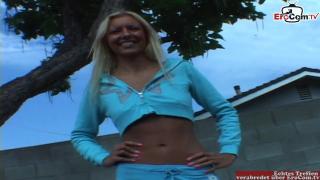 Skinny Blonde with Small Tits Picked up for a Hot Fuck while out Jogging 2