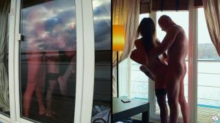 True Amateurs - Stunning Mia Loves getting Fucked on the Window while looking at the View outside 5