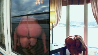 True Amateurs - Stunning Mia Loves getting Fucked on the Window while looking at the View outside 7