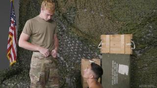 ActiveDuty - Redhead Sergeant Drills new Recruit Tyler Lakes 3